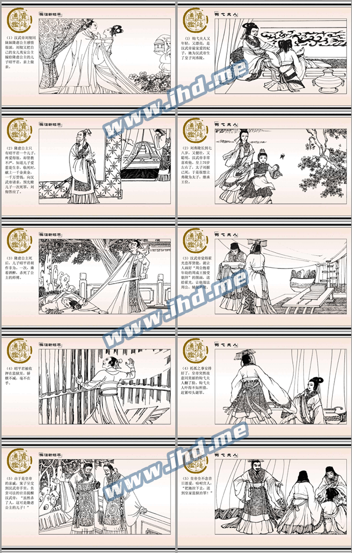 怀旧连环画《资治通鉴经典故事》小人书电子版全13册 介绍图片