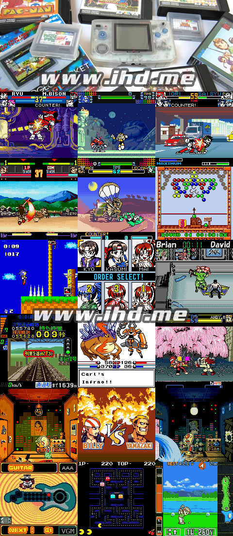 SNK NeoGeo Pocket游戏全集下载内含手柄设置教程截图对照 介绍图片