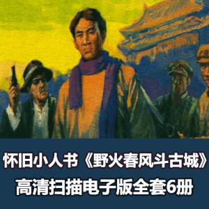 经典怀旧小人书《野火春风斗古城》全套6册全高清电子版